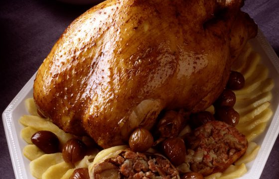 Dinde farcie aux marrons